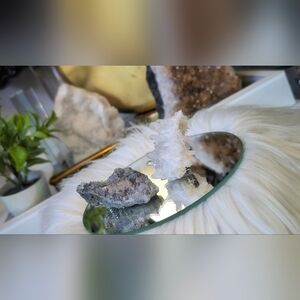 Bulgarian Quartz Sphalerite Galena Crystal Clusters 2pcs